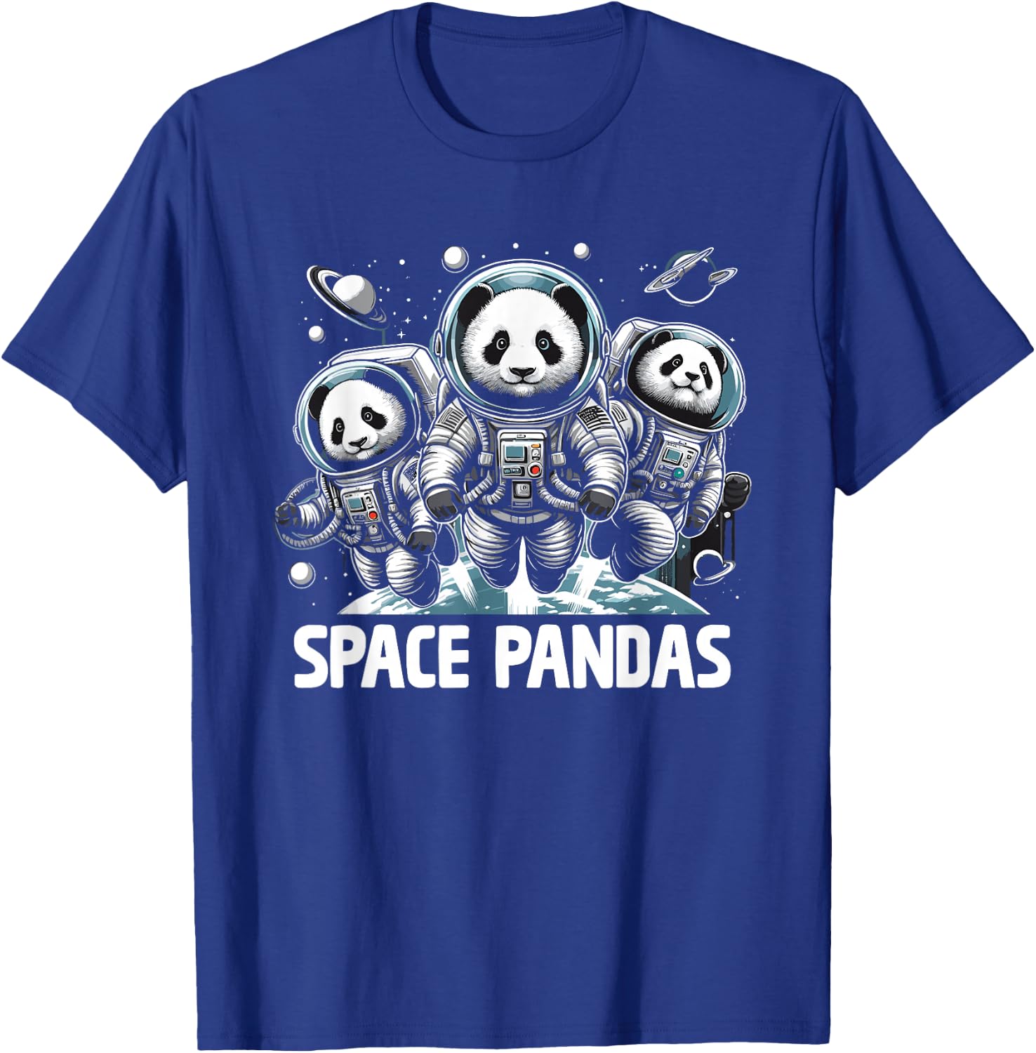 Space Pandas Panda Bear Astronaut Lover T-Shirt - T-Shirt | Royal