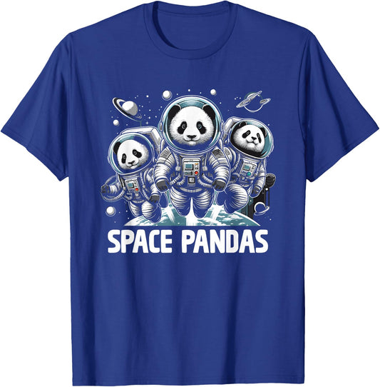 Space Pandas Panda Bear Astronaut Lover T-Shirt - T-Shirt | Royal