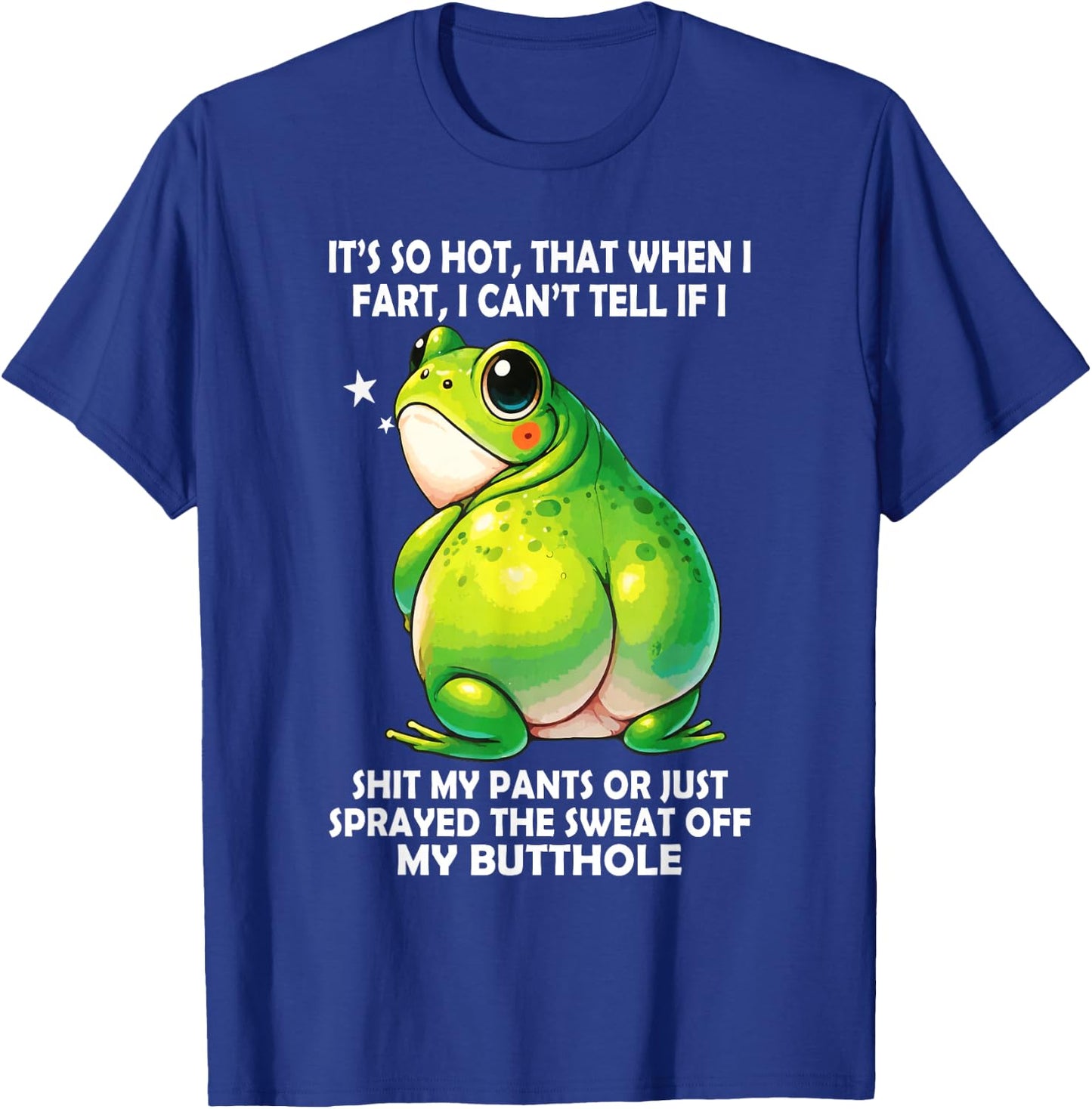 It's So Hot that When I Fart I Can't Tell If I Shit My Pants T-Shirt - T-Shirt | Royal