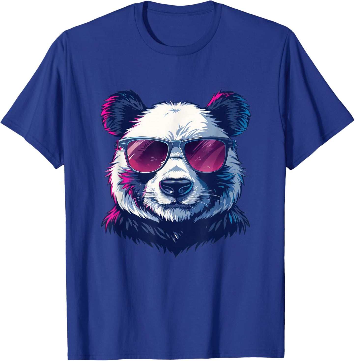 Panda Sunglasses Graphic T-Shirt - T-Shirt | Royal