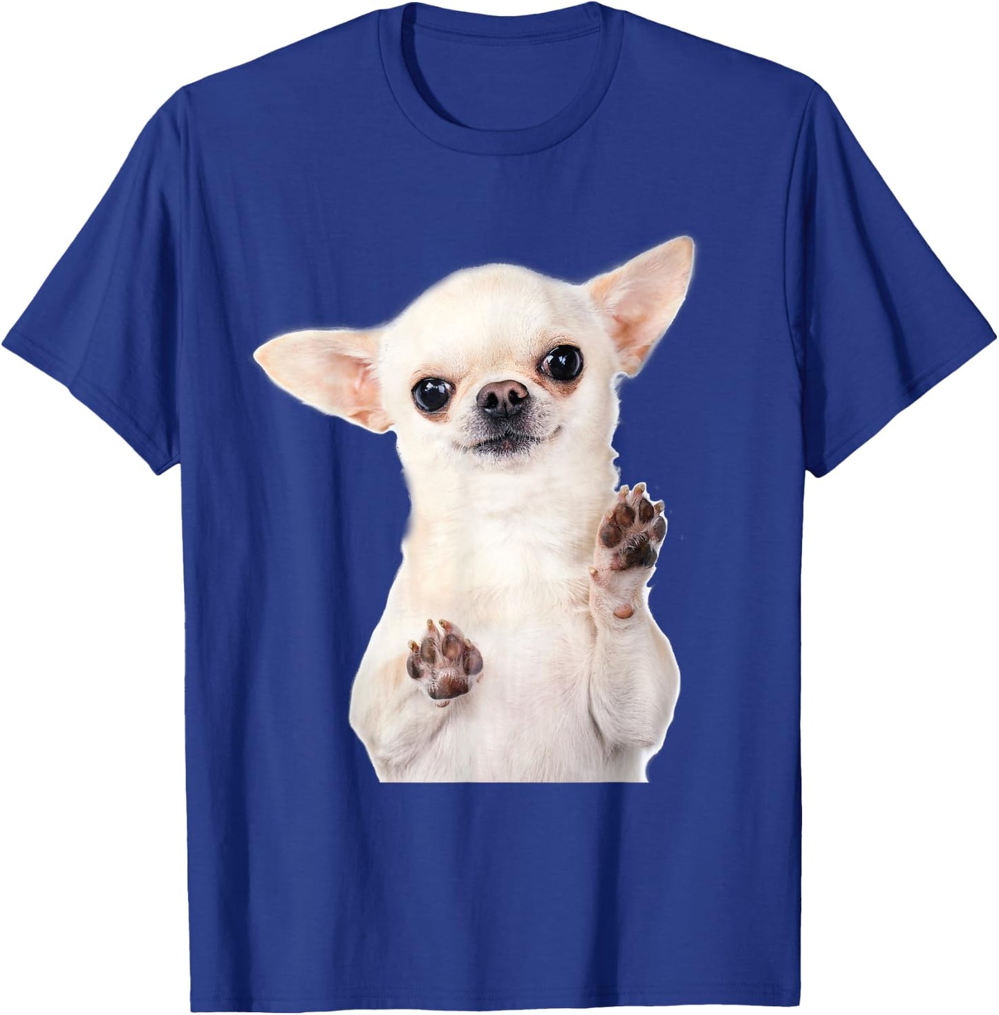 Cute Little Chihuahua Puppy Dog Face For Pet Owners T-Shirt - T-Shirt | Royal