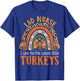 Thanksgiving Labor & Delivery Nurse Turkey Outfits - Women's Adults Black Short Sleeve Modern - Small - I Care for the Cutest Little Turkeys T-Shirt - T-Shirt | Royal