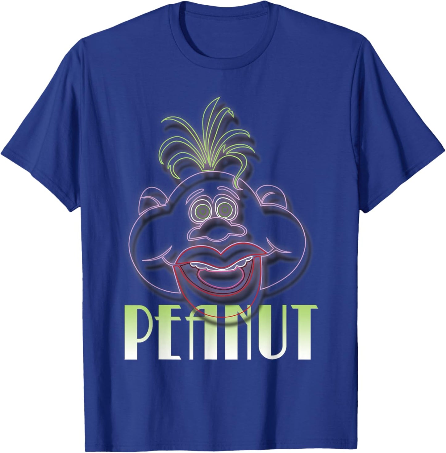 Jeff Dunham Neon Peanut Shirt T-Shirt - T-Shirt | Royal