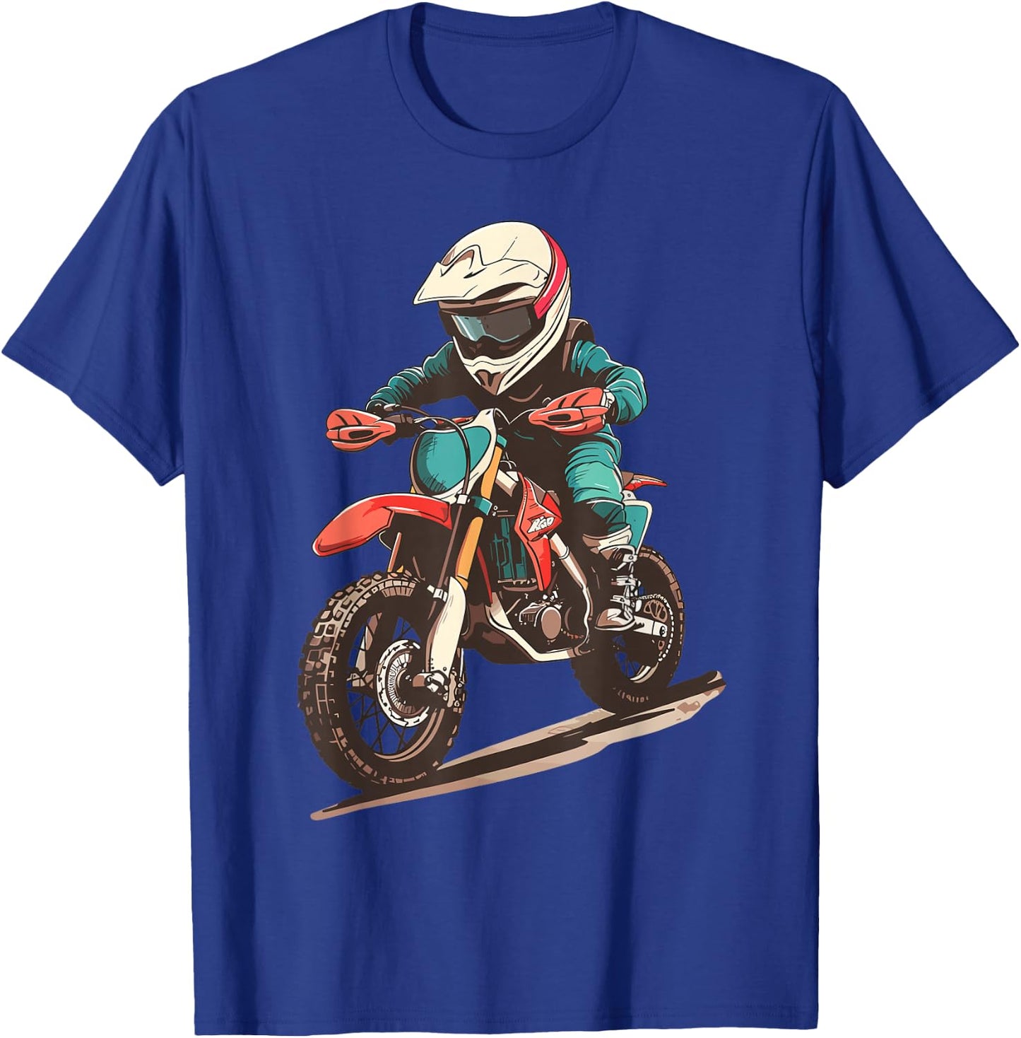 Kids Dirt Bike T-Shirt - T-Shirt | Royal