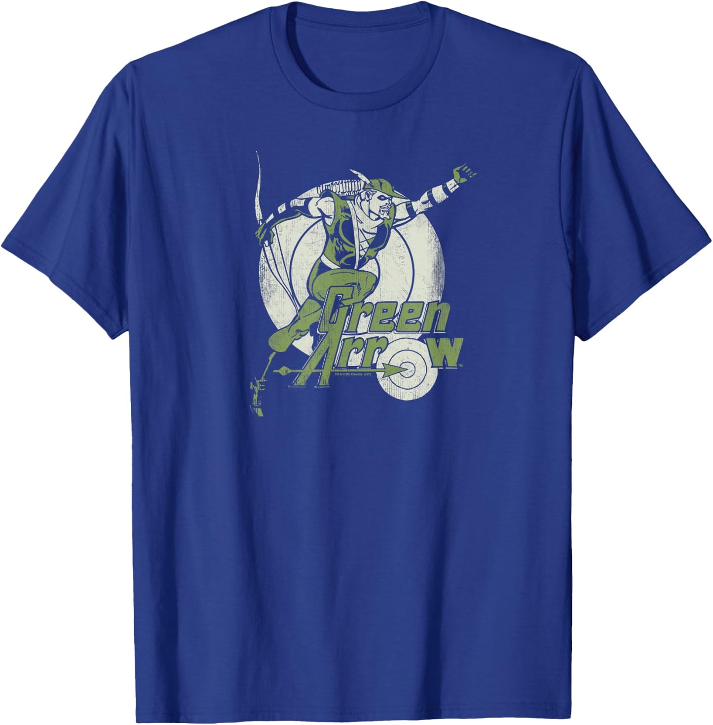 Green Arrow Right on Target T-Shirt - T-Shirt | Royal