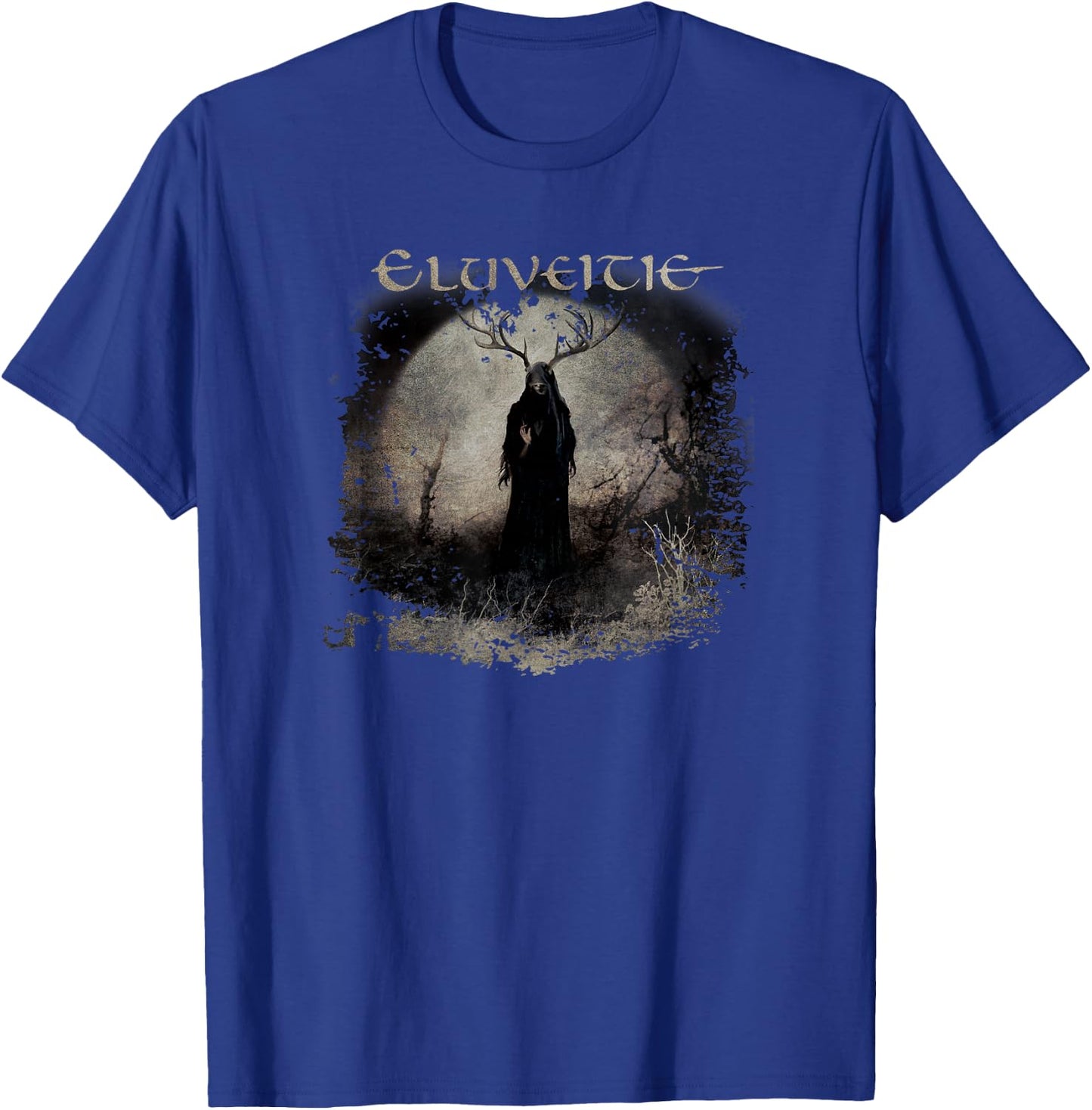 Eluveitie Aidus Cover - Women's Classic Fit Black Small Short Sleeve T-Shirt - T-Shirt | Royal