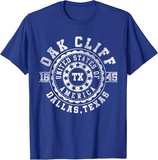 Oak Cliff TX | Texas T-Shirt - T-Shirt | Royal
