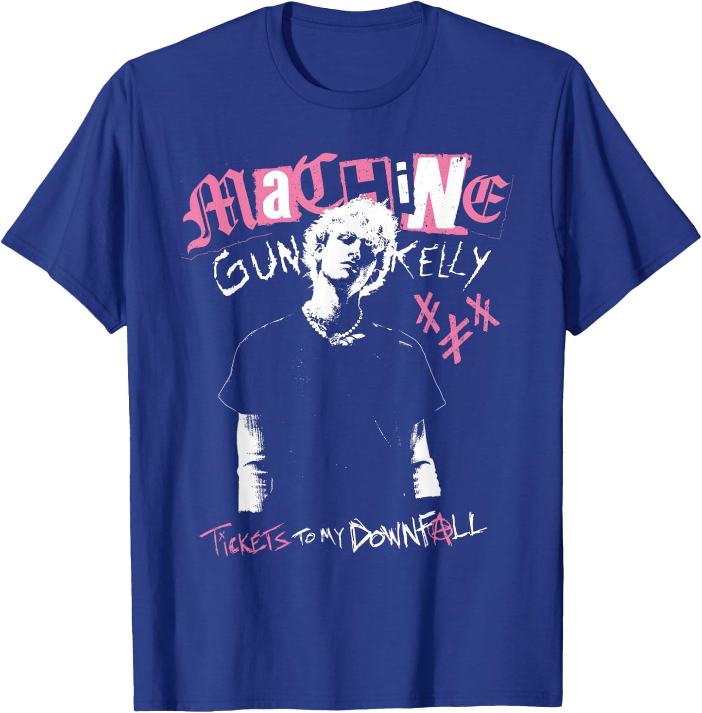 Official Machine Gun Kelly Tickets To My Downfall T-Shirt - T-Shirt | Royal