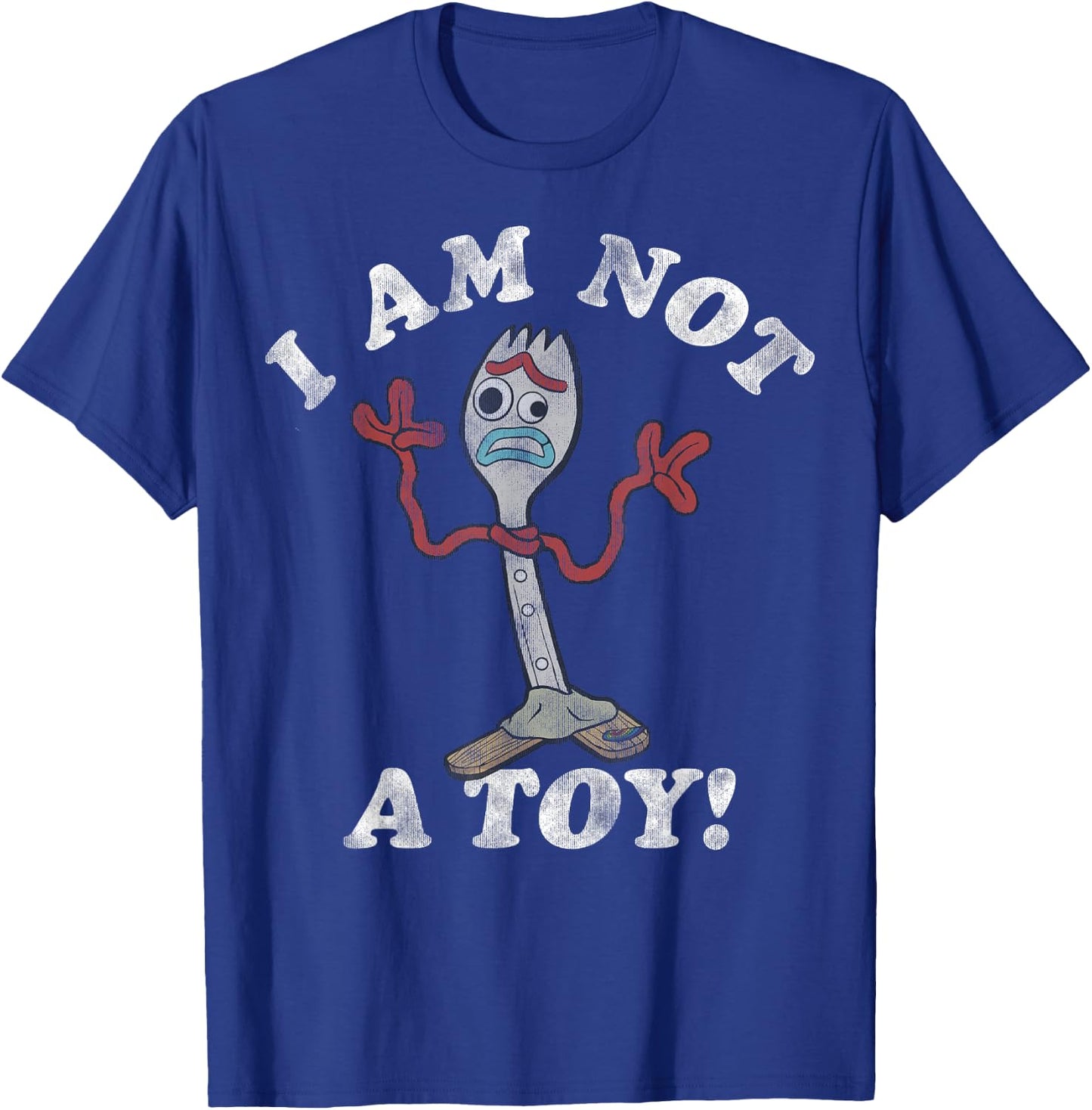 Disney Pixar Toy Story Forky I Am Not A Toy T-Shirt - T-Shirt | Royal