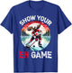 Show Your Eh Game Proud Canadian Pun Canada Moose Ice Hockey T-Shirt - T-Shirt | Royal