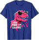 I Wear Pink For My Grammy Dinosaur Breast Cancer Awareness T-Shirt - T-Shirt | Royal