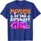 Mommy Under Sea Birthday Party Girls Ocean Sea Animals Theme T-Shirt - T-Shirt | Royal