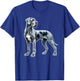 Great Dane Dog T-Shirt - T-Shirt | Royal