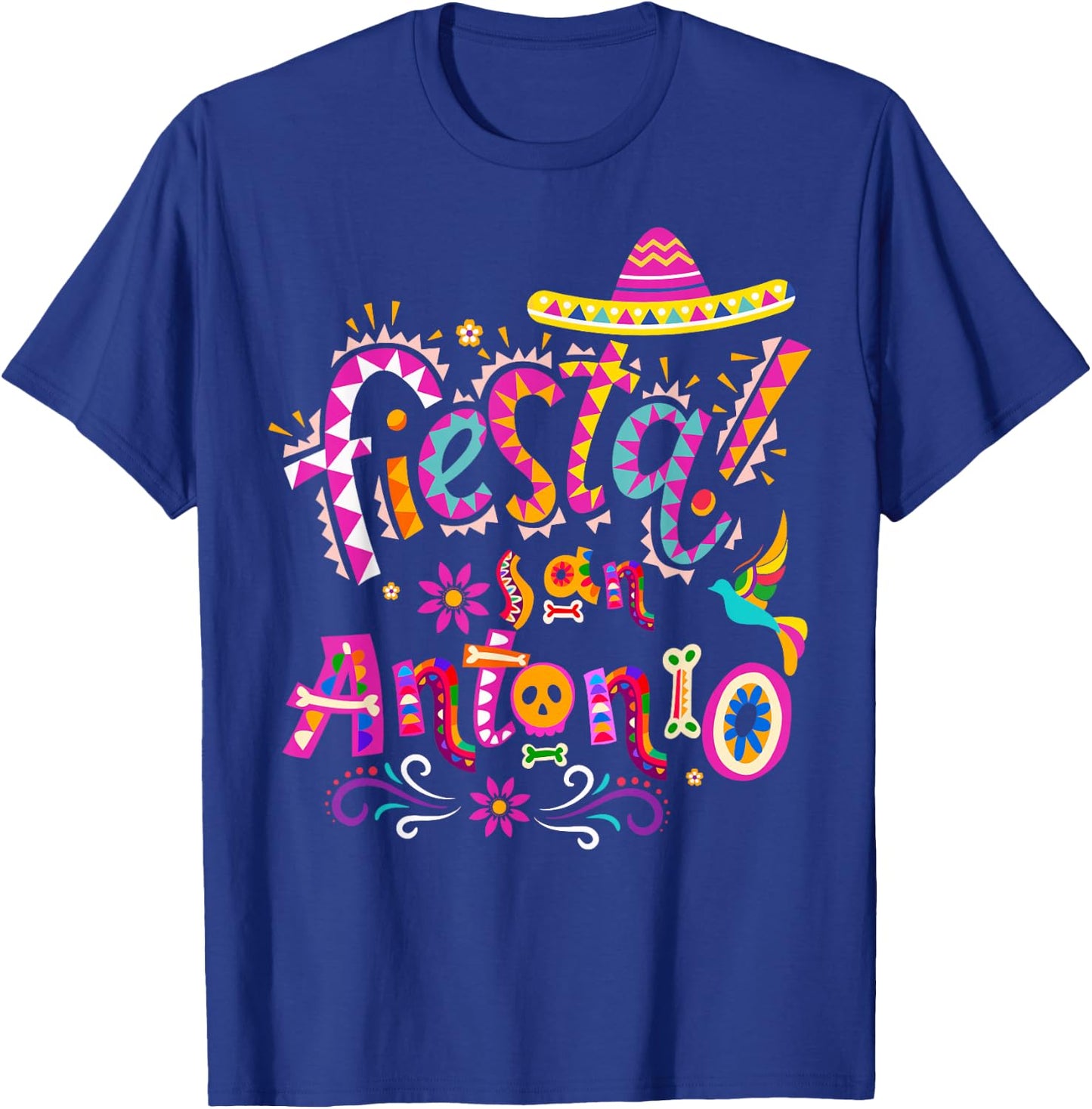 Fiesta Squad San Antonio Texas Cinco De Mayo Lets Fiesta T-Shirt - T-Shirt | Royal