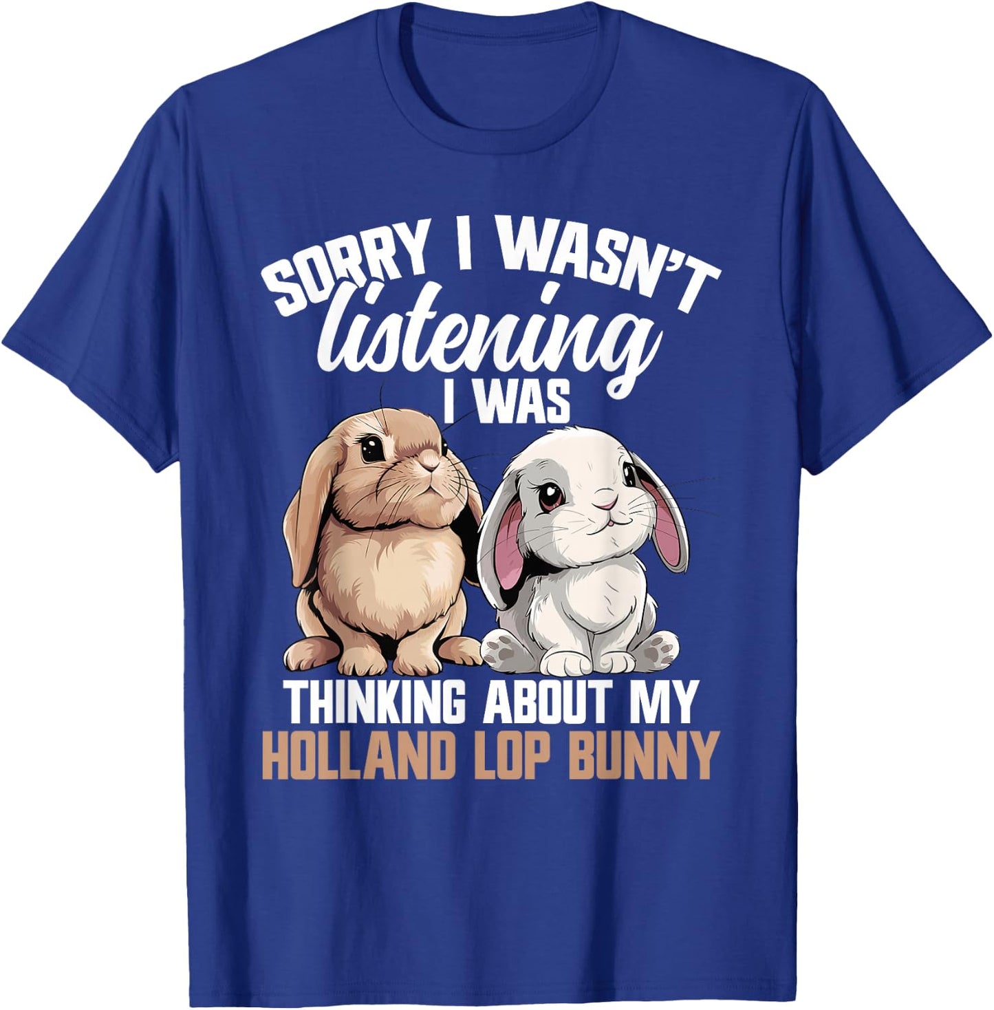 Holland Lop Bunny Food Bunny Costume Holland Lop Bunny T-Shirt - T-Shirt | Royal