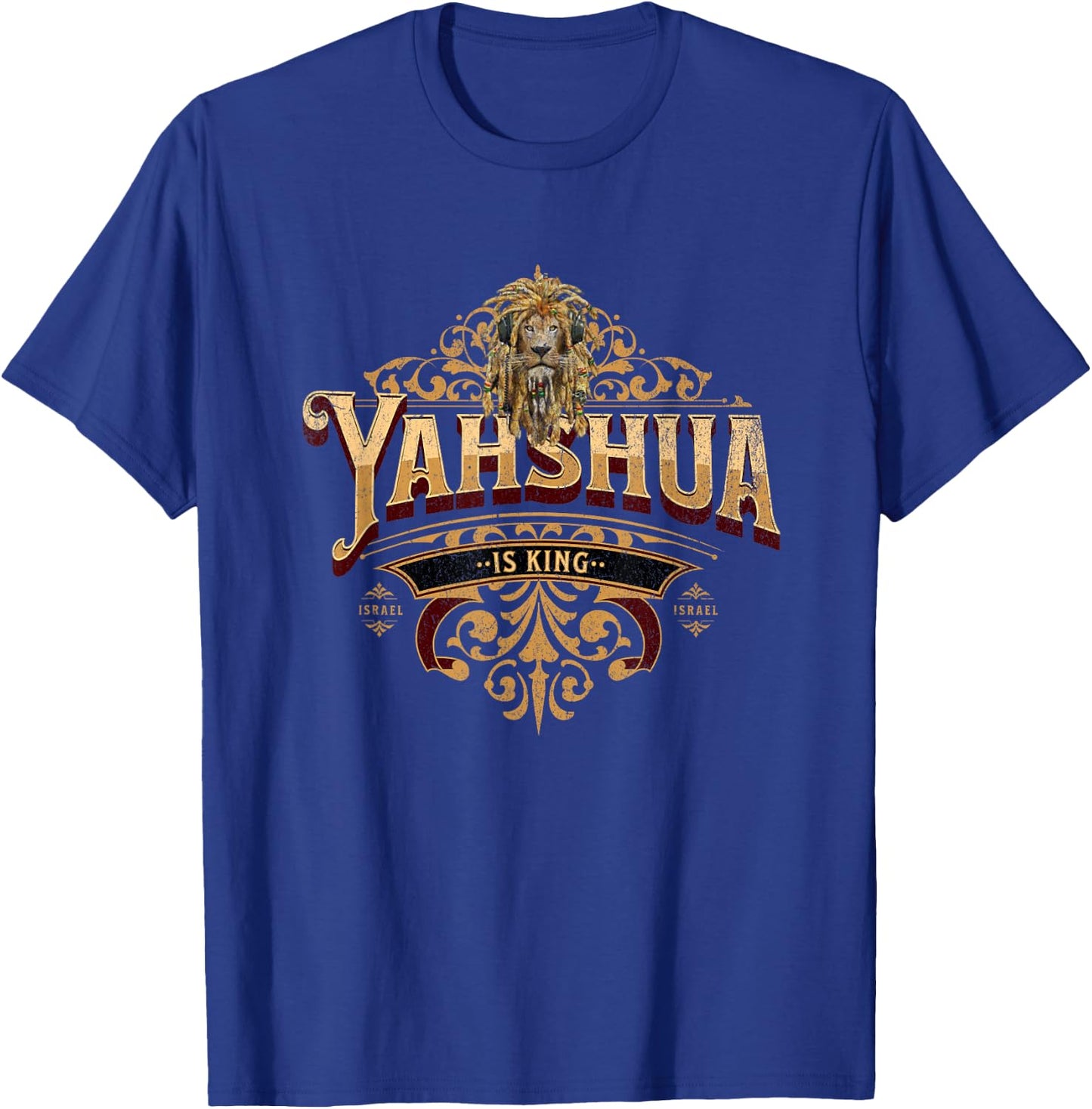 Yahshua Is King - Bible Scripture Quote Hebrew Israelite T-Shirt - T-Shirt | Royal