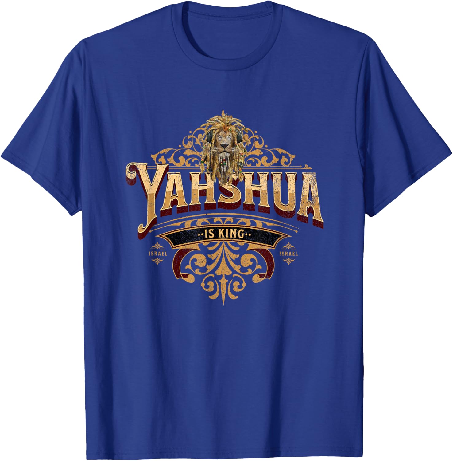 Yahshua Is King - Bible Scripture Quote Hebrew Israelite T-Shirt - T-Shirt | Royal