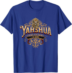 Yahshua Is King - Bible Scripture Quote Hebrew Israelite T-Shirt - T-Shirt | Royal