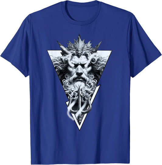 Poseidon King of the Sea T-Shirt - T-Shirt | Royal