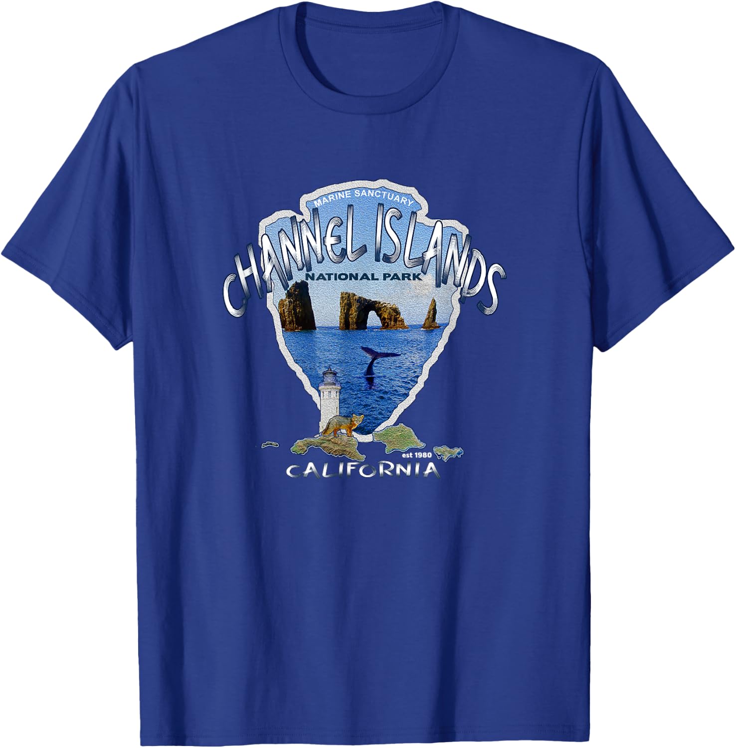 Channel Island National Park Ocean Sanctuary California T-Shirt - T-Shirt | Royal