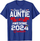 Super Proud Auntie Of a 2024 Graduate 24 Graduation T-Shirt - T-Shirt | Royal