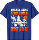 There's Some Horrors In This House Funny Ghost Halloween T-Shirt - T-Shirt | Royal