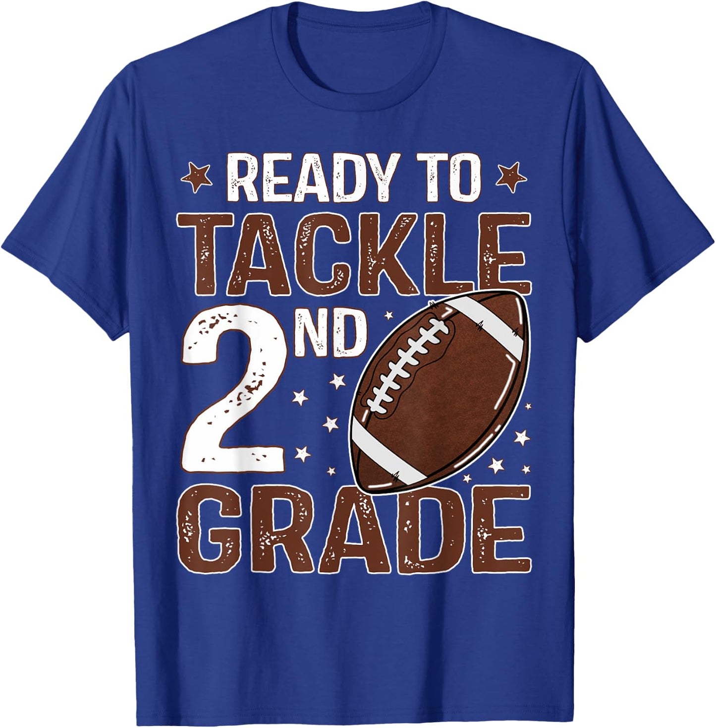 Ready To Tackle Second Grade First Day Of 2nd Grade Boys T-Shirt - T-Shirt | Royal