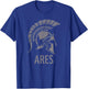 Ares Ancient Greek God Symbol T-Shirt - T-Shirt | Royal