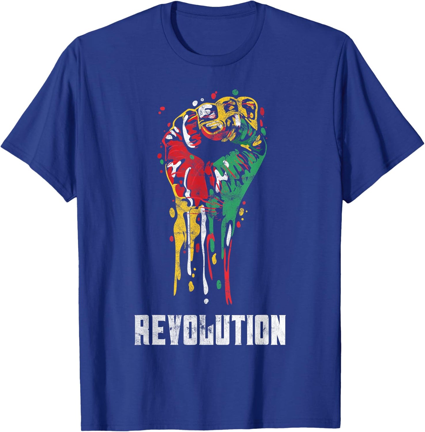 Revolution Reggae Style Design For Reggae Music Lovers T-Shirt - T-Shirt | Royal