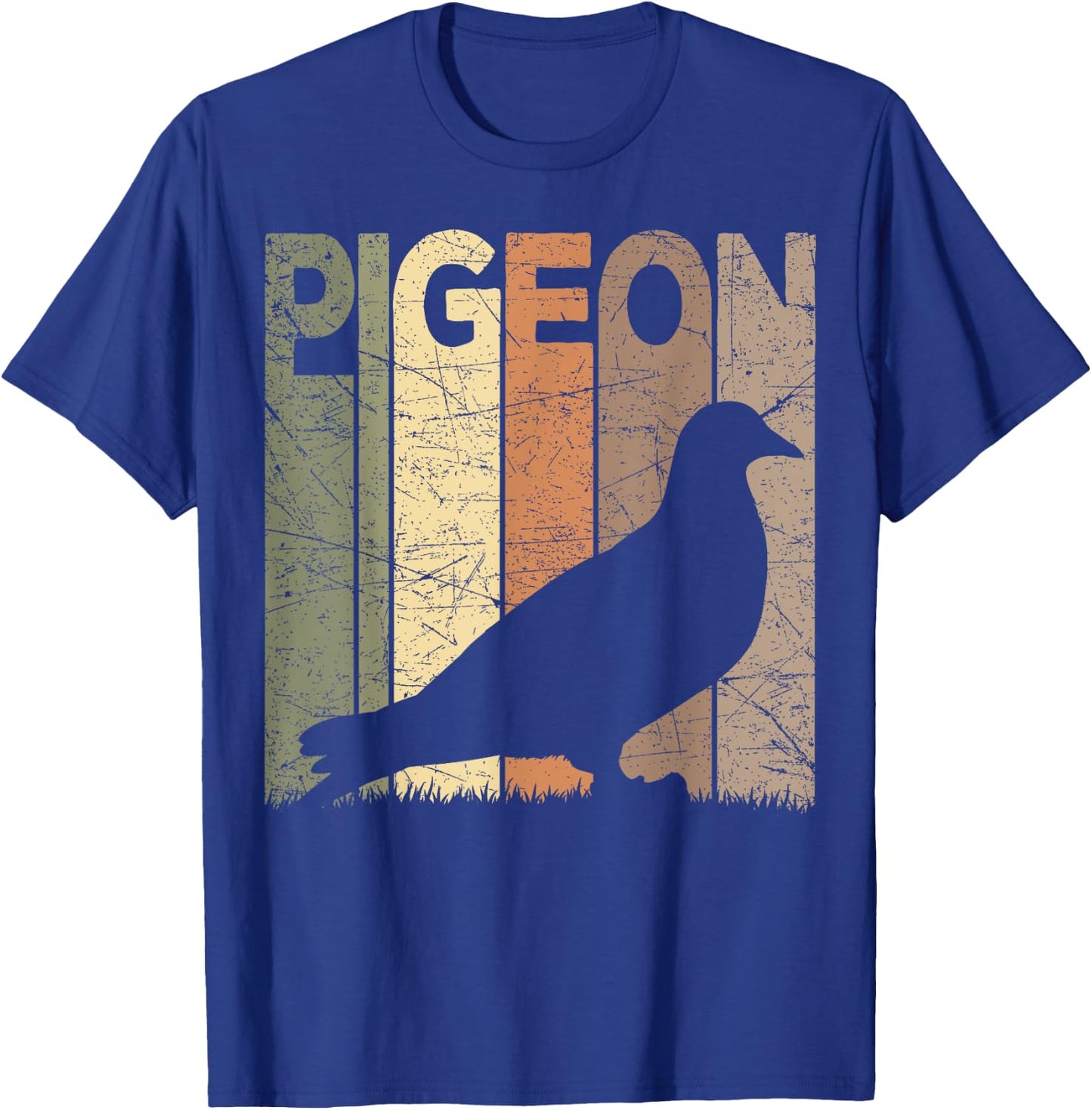 Pigeon Vintage Birdwatching Retro Pigeon Ornithology , Small, Black T-Shirt - T-Shirt | Royal