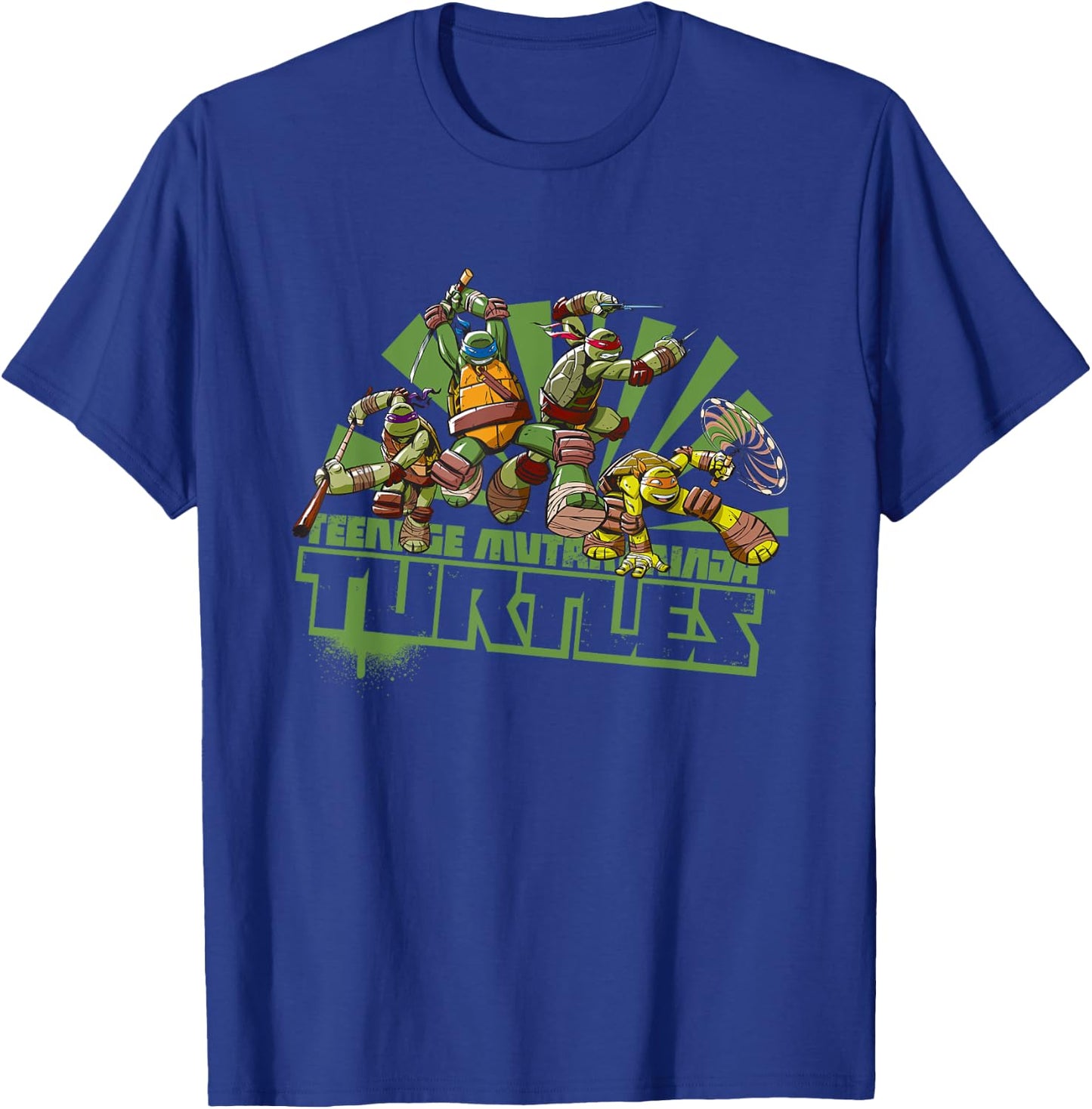 Mademark x Teenage Mutant Ninja Turtles - Teenage Mutant Ninja Turtles - Original TMNT New Series Team T-Shirt - T-Shirt | Royal