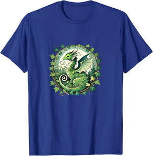 Green Ivy Dragon Nature lovers english ivy dragons T-Shirt - T-Shirt | Royal