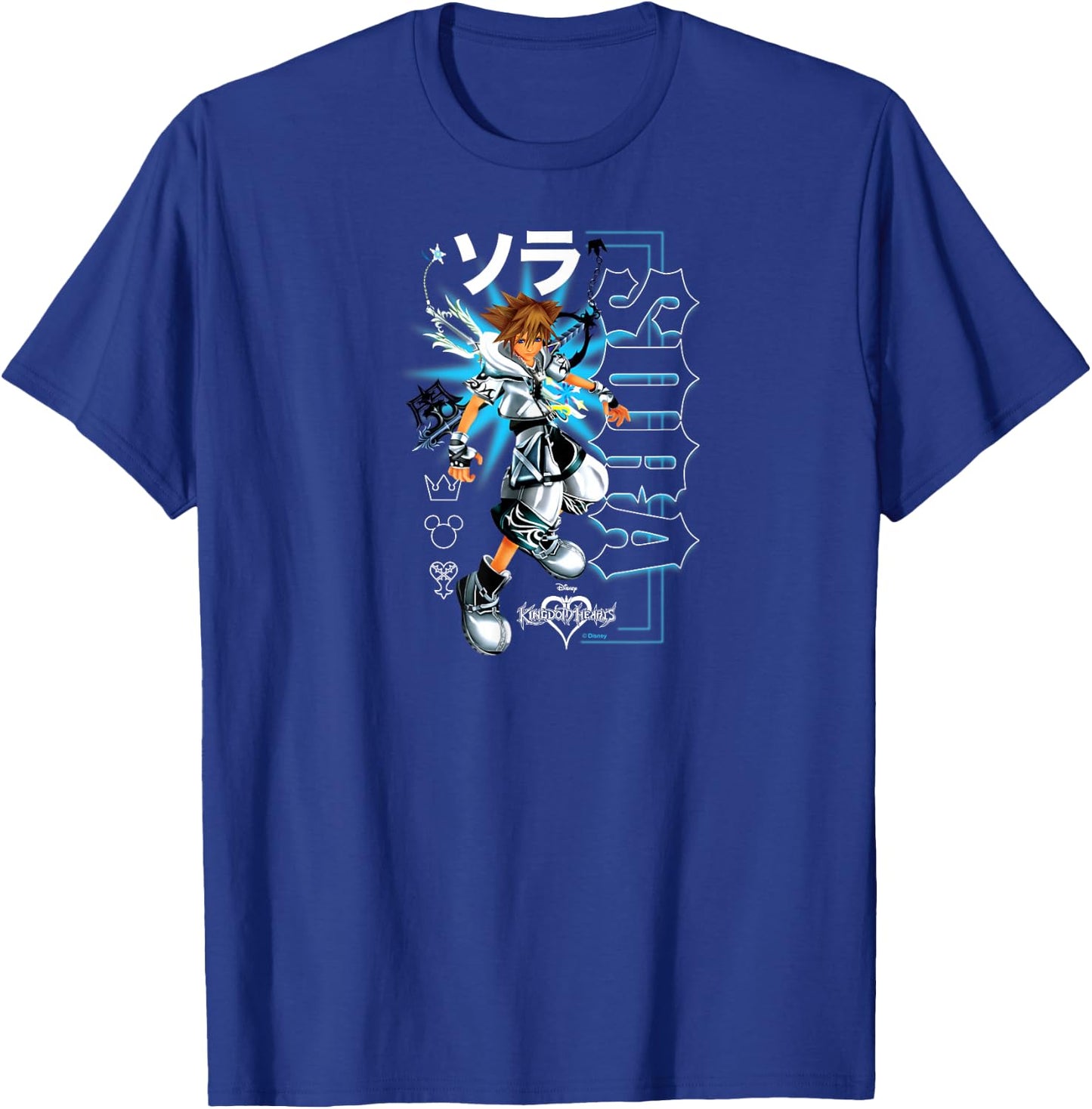 Kingdom Hearts - Sora Character Kanji T-Shirt - T-Shirt | Royal
