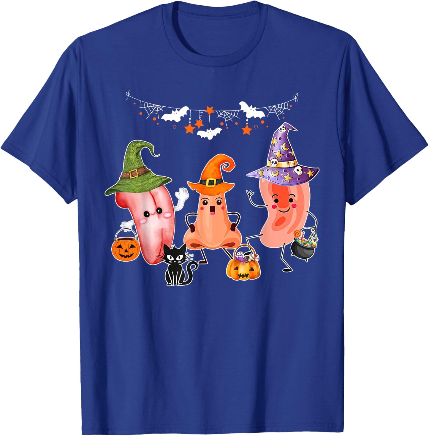 Otolaryngologist Halloween Spooky ENT Ear Nose And Throat T-Shirt - T-Shirt | Royal