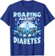 T1d Diabetes Awareness Kids T-Rex T-Shirt - T-Shirt | Royal