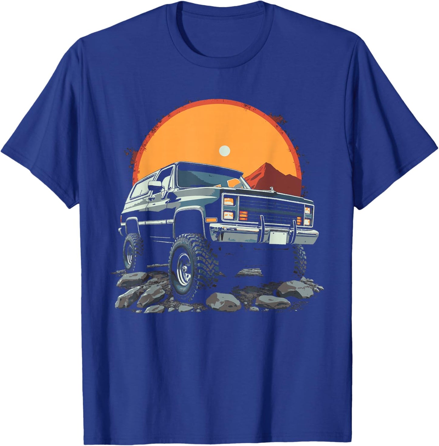 1985 Second Generation Squarebody K5 Blaze Truck 4x4 Jimmy T-Shirt - T-Shirt | Royal