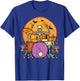 Halloween Skeleton Drummer Costume Rock Rocker Men Boys Kids T-Shirt - T-Shirt | Royal