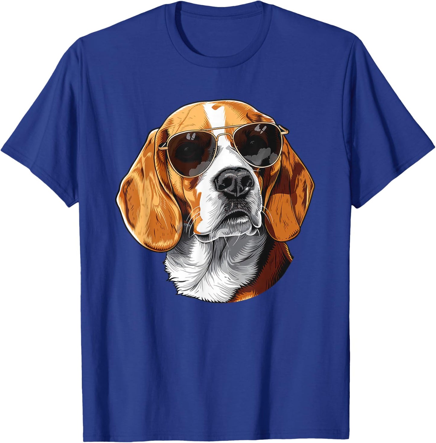 Beagle Dog Sunglasses Men Women Girls Kids T-Shirt - T-Shirt | Royal