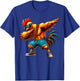 Dabbing Rooster Funny Rooster Dab Dance Boys Girls Kids T-Shirt - T-Shirt | Royal