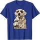 English Cream Golden Retriever Coffee Dog Mom Dad Men Women T-Shirt - T-Shirt | Royal