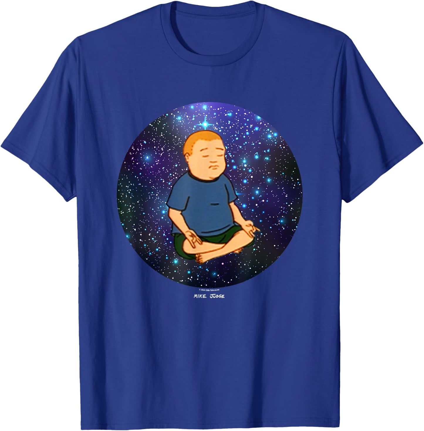 King Of The Hill Bobby Inner Space Peace Big Chest Poster T-Shirt - T-Shirt | Royal