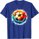 Soccer Player Boys Kids Men Youth Soccer T-Shirt - T-Shirt | Royal