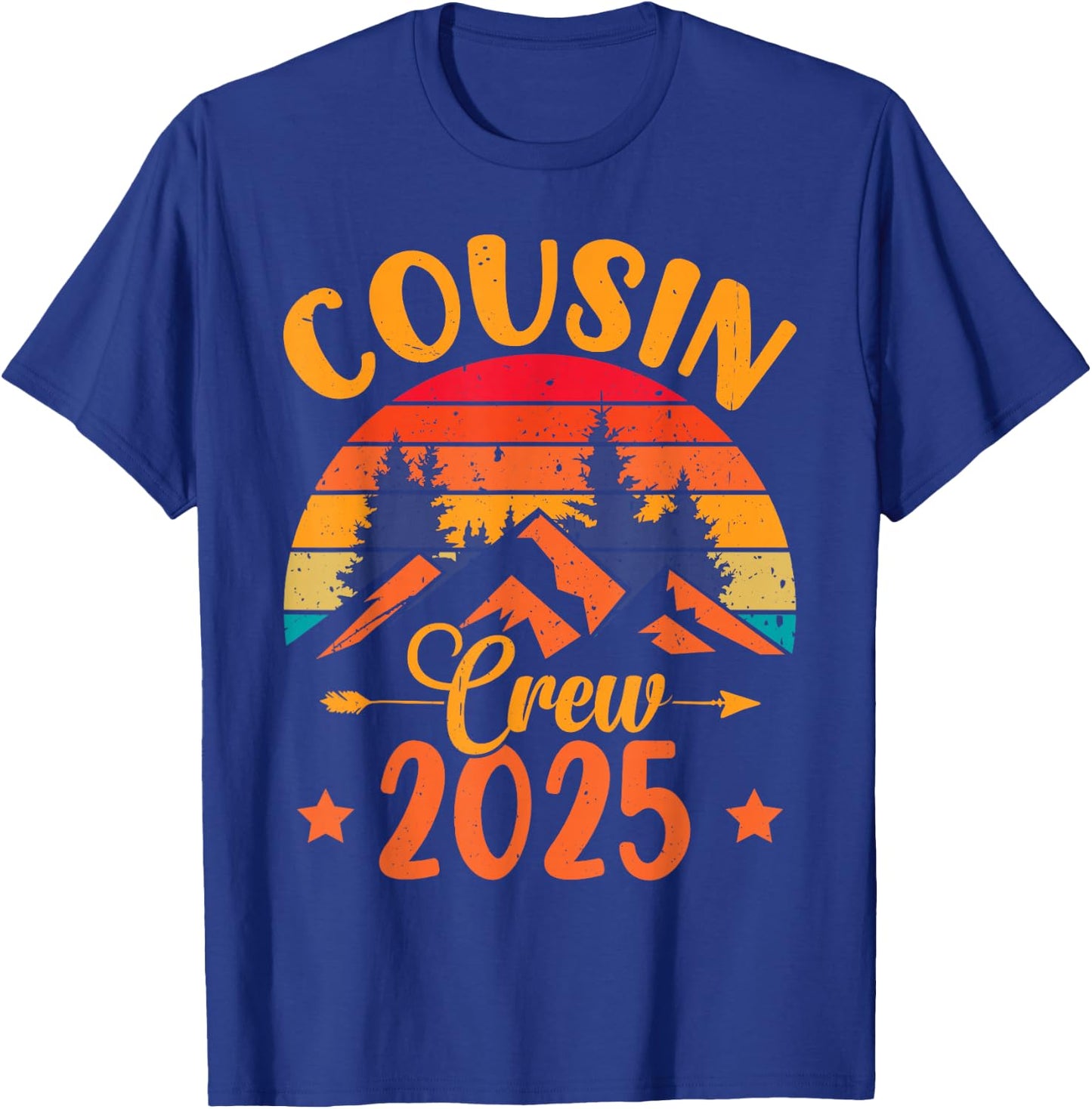 Cousins Cousin Crew 2025 Trip T-Shirt - T-Shirt | Royal