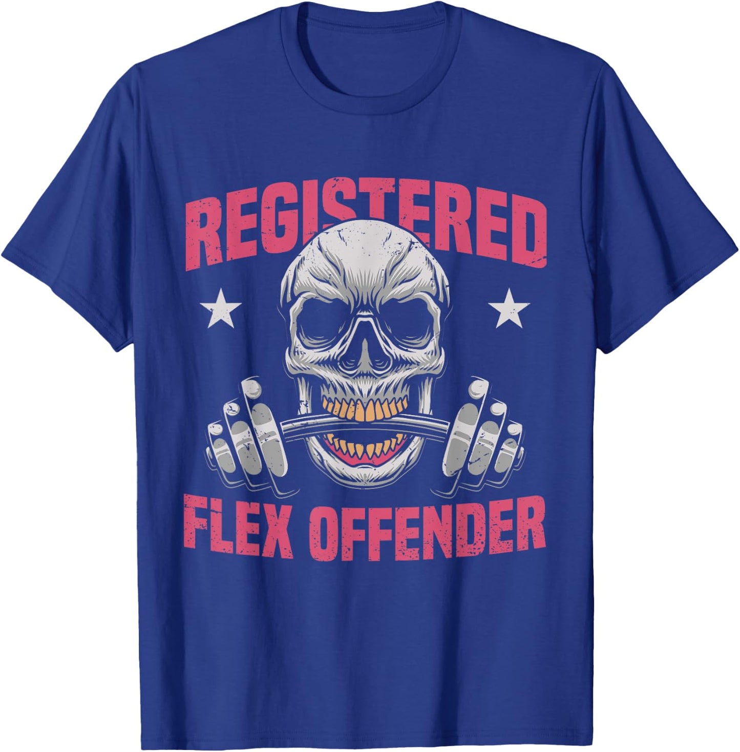 Registered Flex Offender T-Shirt - T-Shirt | Royal