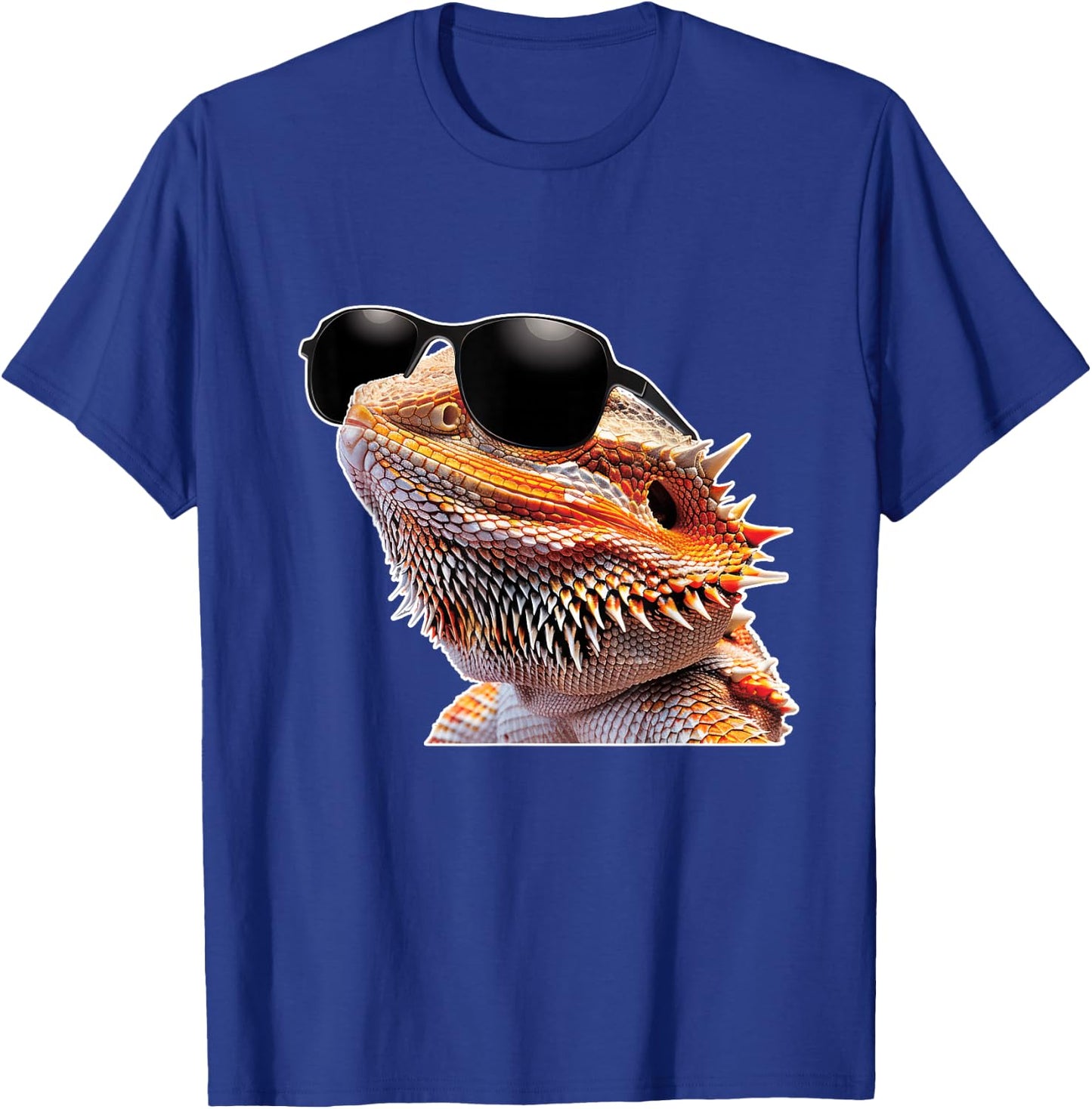 Bearded Dragon Sunglasses T-Shirt - T-Shirt | Royal
