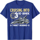 Cruising Into 3rd Grade Jet Fighter First Day Back To School T-Shirt - T-Shirt | Royal