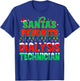 Santa's Favorite Dialysis Technician Xmas Lights Christmas T-Shirt - T-Shirt | Royal
