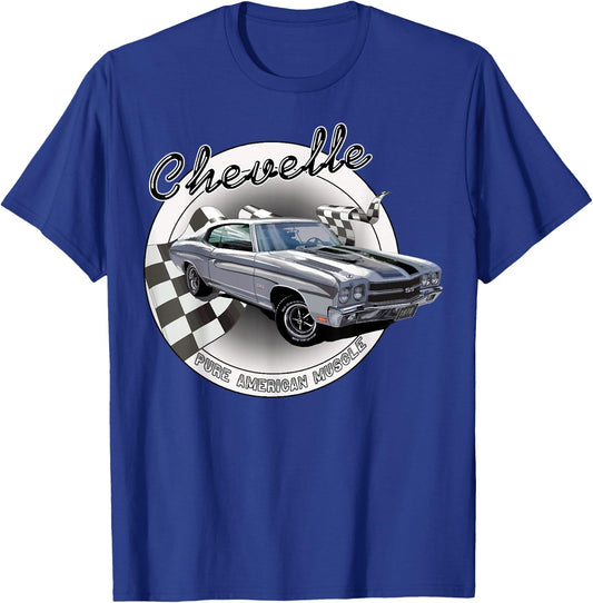 1970 70 Chevelle SS Cortez Silver Trending Chevys Muscle Car T-Shirt - T-Shirt | Royal
