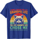 Cat Grandpa Life Cat Lover Grandpa Cat Grandfather T-Shirt - T-Shirt | Royal