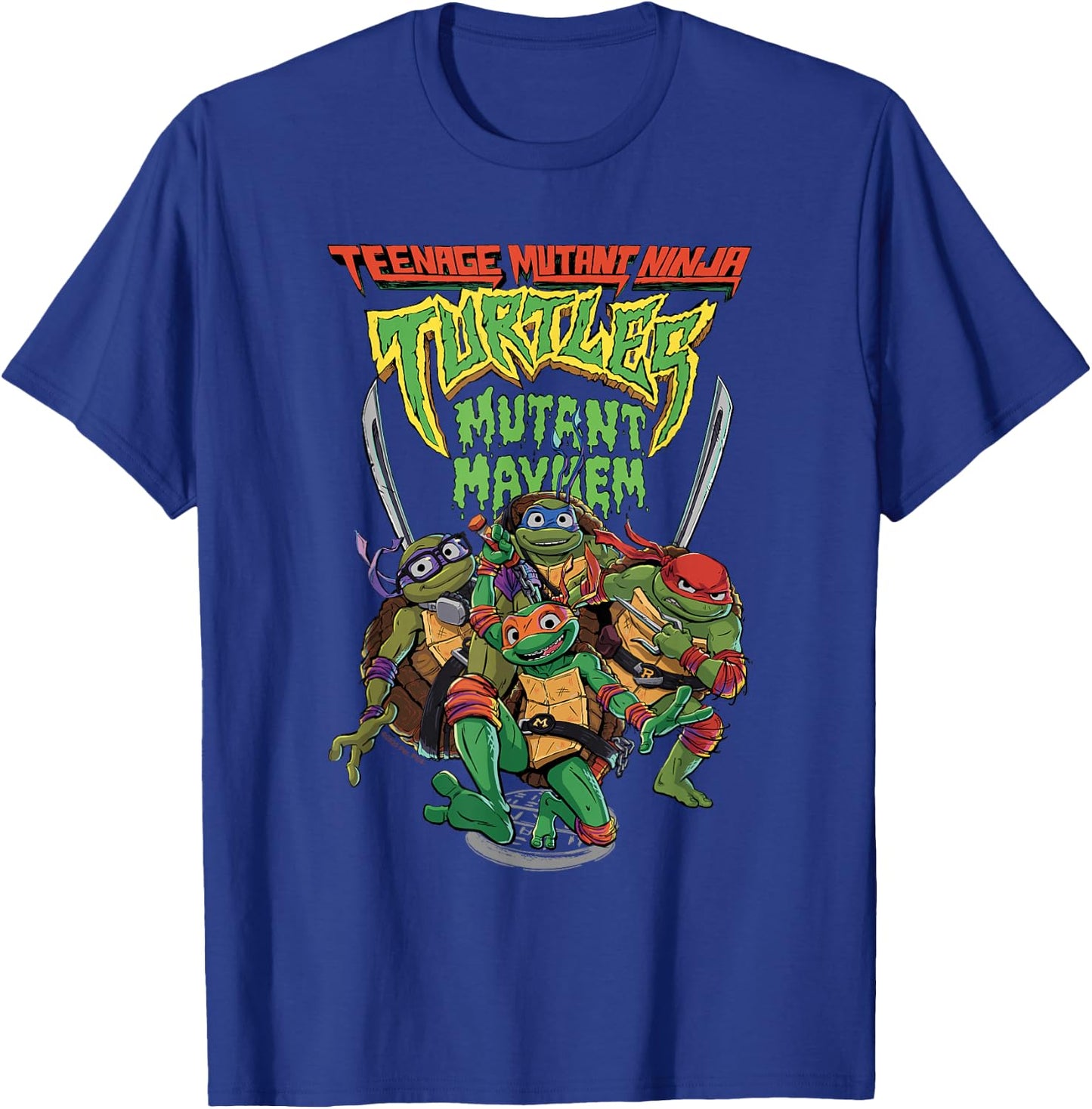 Teenage Mutant Ninja Turtles: Mutant Mayhem Group T-Shirt - T-Shirt | Royal